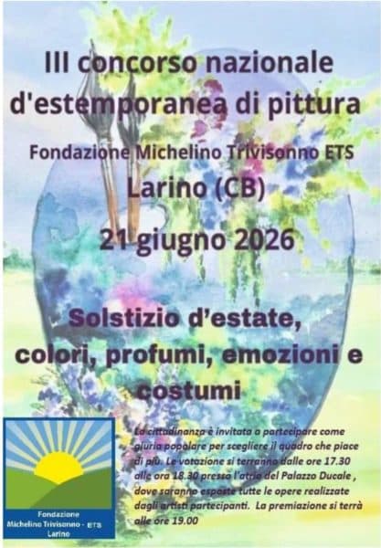 Larino, concorso di pittura: omaggio del Comune a Nicola Mastrogiuseppe
