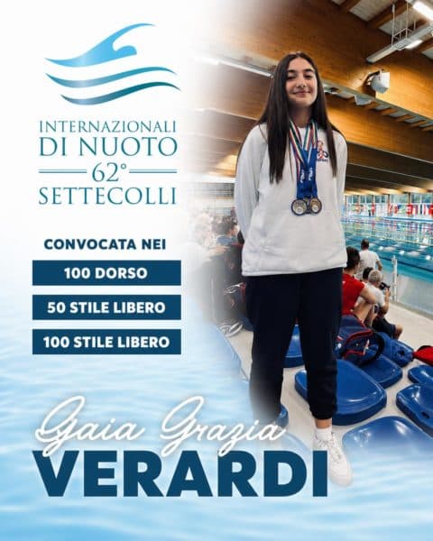 Nuoto, Trofeo Settecolli, l’H2O Sport cala due assi: Silvaroli e Verardi